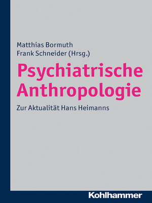 cover image of Psychiatrische Anthropologie